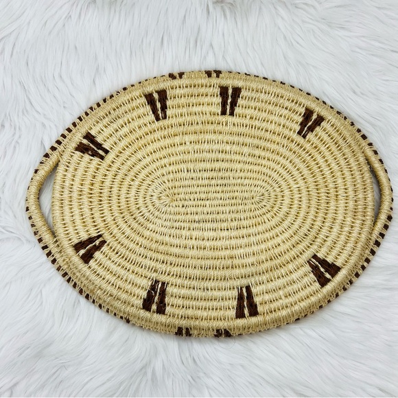 Hand Woven Basket Tray and Coffee/Tea Set - Picture 10 of 14